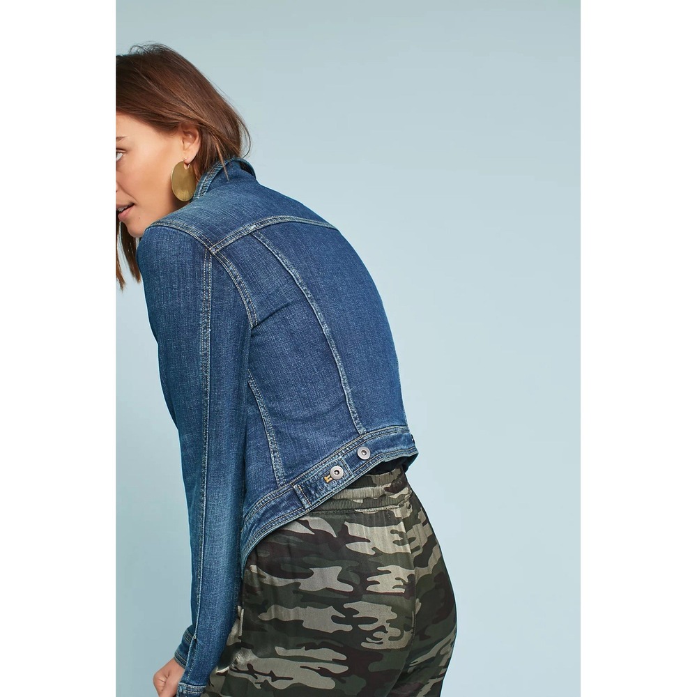 Anthropologie Pilcro & The Letterpress Classic Denim Jean Jacket Women's Small - Picture 3 of 14